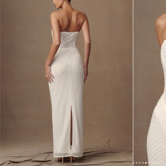 GEMMA Meshki Size Small White Embellished Dress - Picture 5 of 8